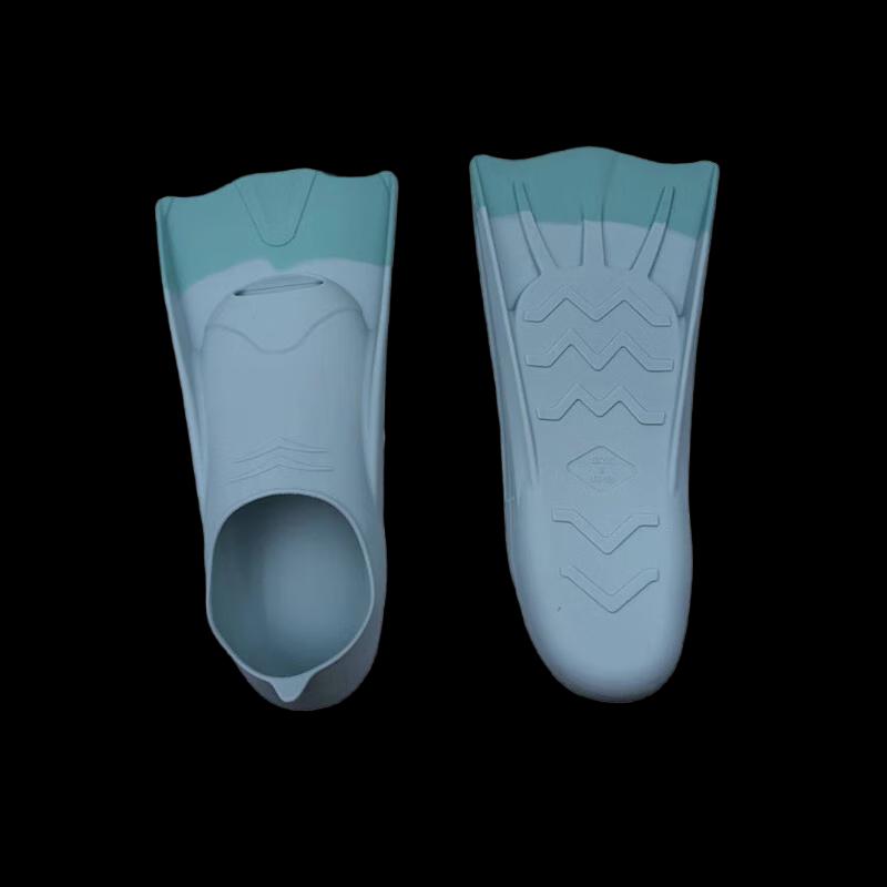 Macaron Color Silicone Short Swimming Fins
