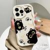 Black Cat Casing For OPPO Reno 15 15F 14F 12F 11F 13F 13 14 12 11 A6 A5 Pro A79 A60 Realme C53 C55 C65 C63 C67 C75 Case Cover