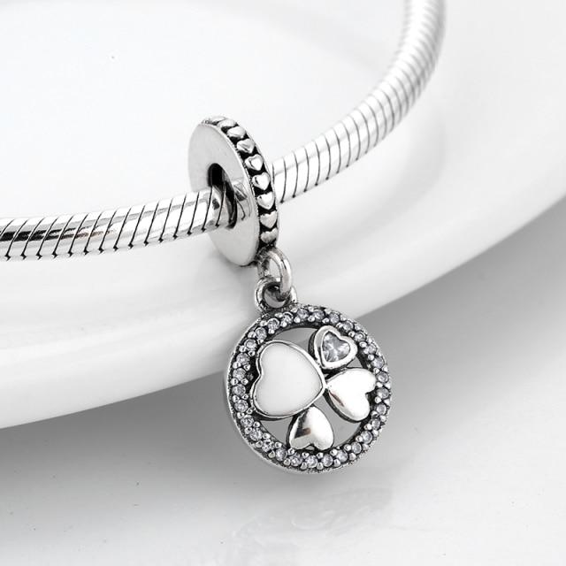 925 Sterling Silver Bead Openwork Sweet Hearts Crown Charms Beads Fit Jiuhao Bracelets Bangles Diy Womens Jewelry