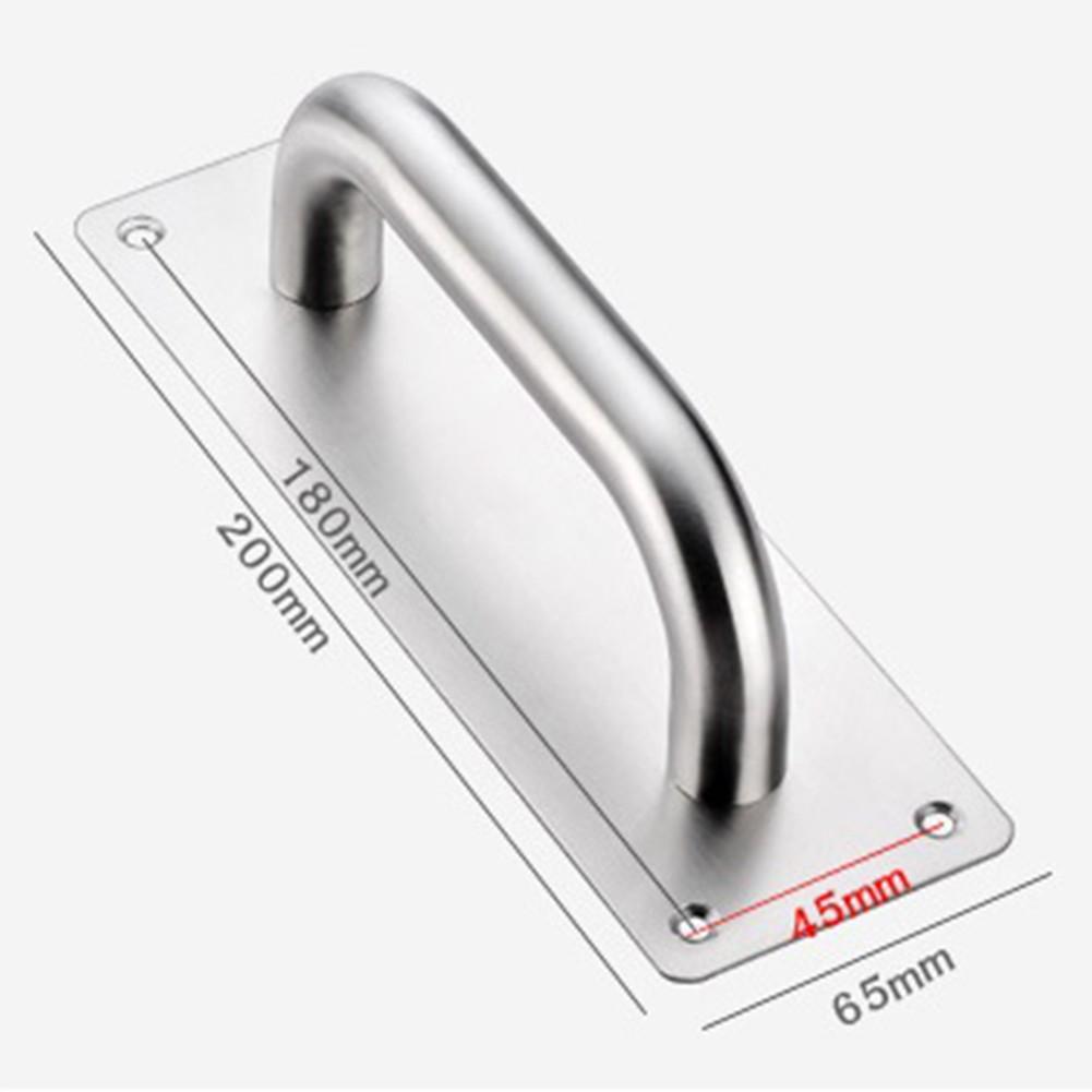 Sliding Barn Door Handles Stainless Steel Interior Door Handle Cabinet Pulls  Wardrobe Furniture Pull Kitchen Drawer Hardware