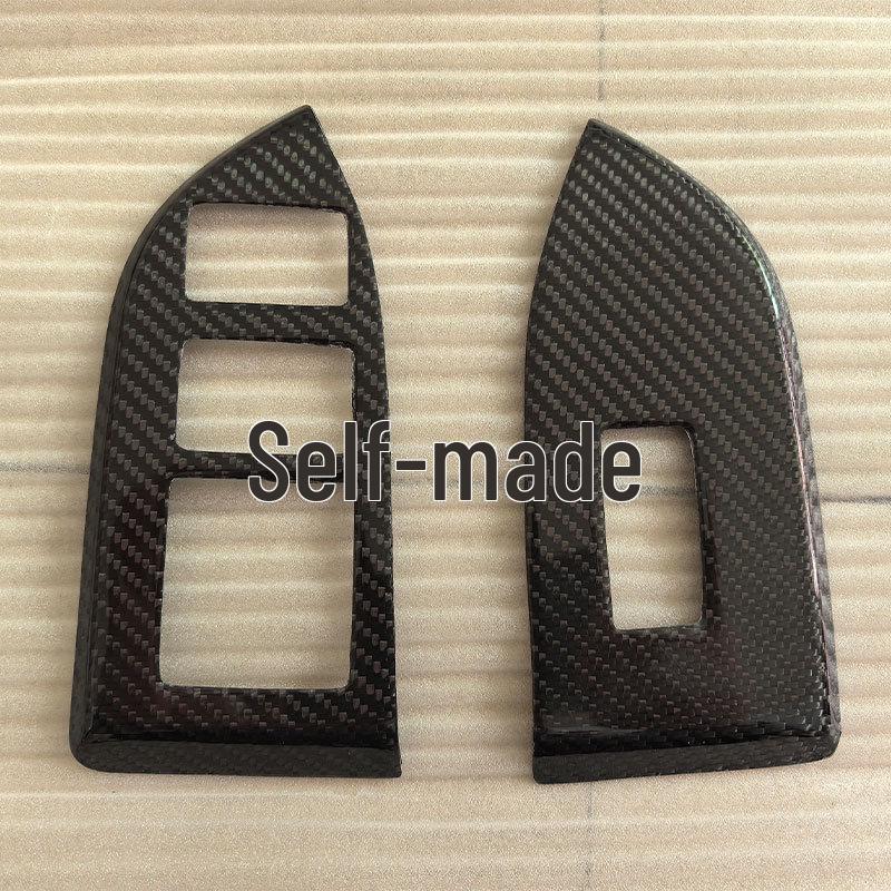 Real Carbon Fiber Interior Window Button Panel Sticker for Toyota 86, GT86, BRZ (2012-2015)