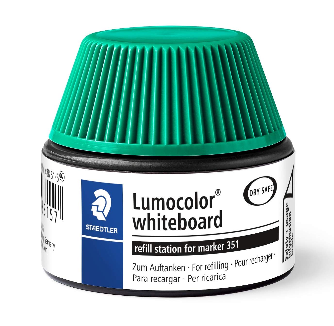 

STAEDTLER Lumocolor Whiteboard Marker Refill Ink, Green, 488 51-5