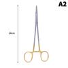 Needle Holder Pliers Mosquito Tweezer Gold Dental Surgical Instrument For Dental Forcep 12.5Cm/14Cm/15Cm/16Cm Oral Instruments