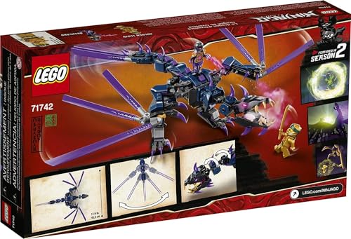 LEGO Ninjago Dark Emperor Overdragon 71742 Toy Block Gift Ninja Dragon Boys Ages 7 and Up