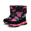 Kids Winter Boots Fashion Convenient Outdoor Thick Sole with Plush Insulation  Boy's Snow Boots High Top Cotton Shoes