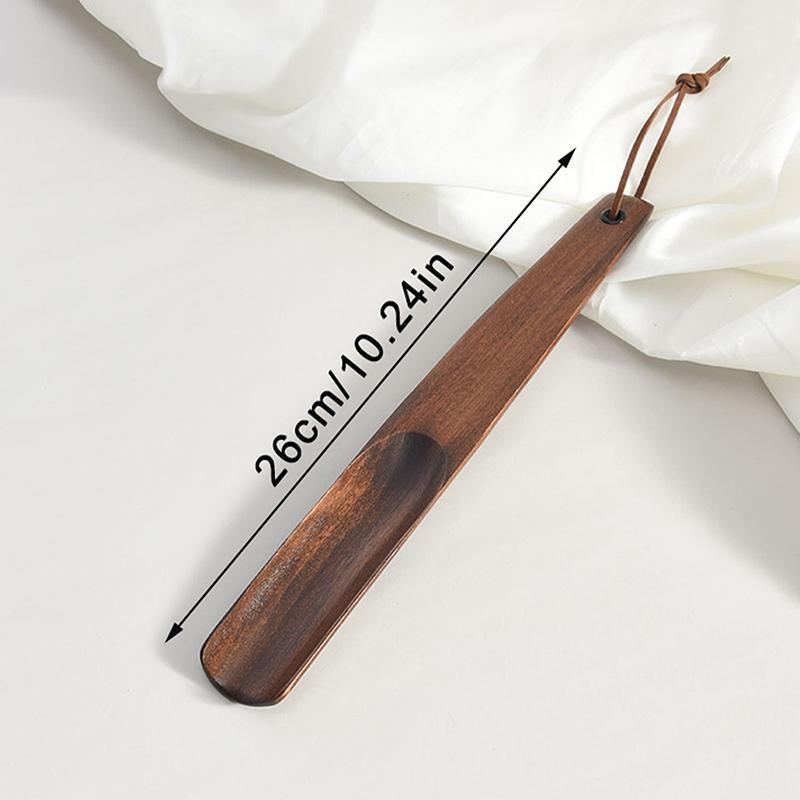 Advanced Solid Wood Shoe Horns 15.5-31Cm Short Handle Shoehorn Pregnant Woman Elderly Shoes Spoon Home Hotel Shoe Spatula