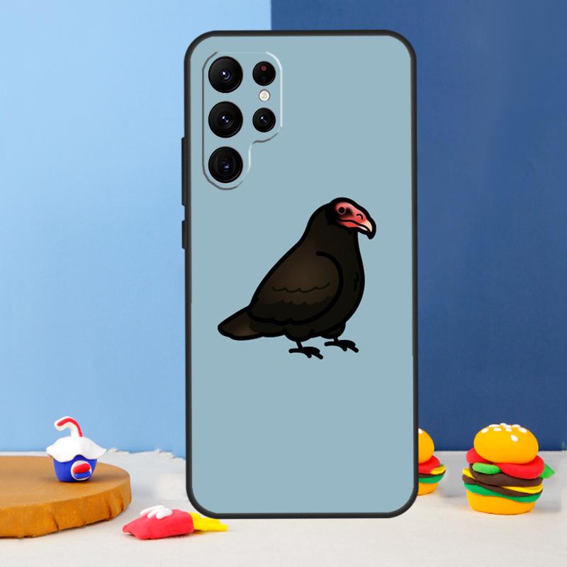 Chubby Bird Phone Case For Samsung Galaxy S24 S25 Ultra S9 S10 S20 S22 S21 S23 Plus S24 FE Cover Coque