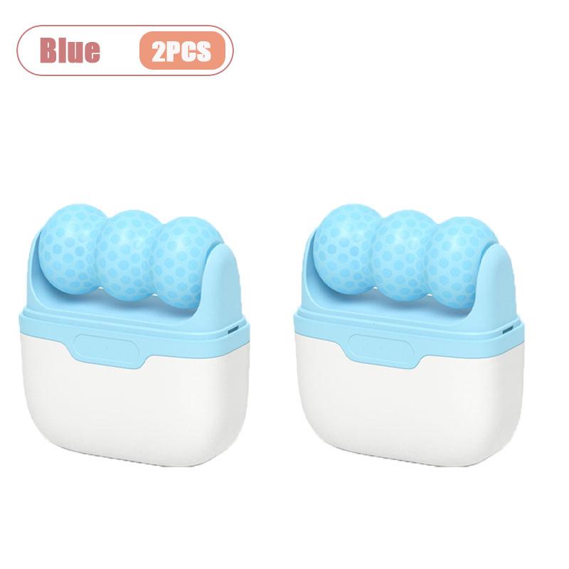 Dual Head Ice Roller for Face Cooling Therapy Facial Massage Tool Skin Tightening Puffiness Relief Home Skincare Device
