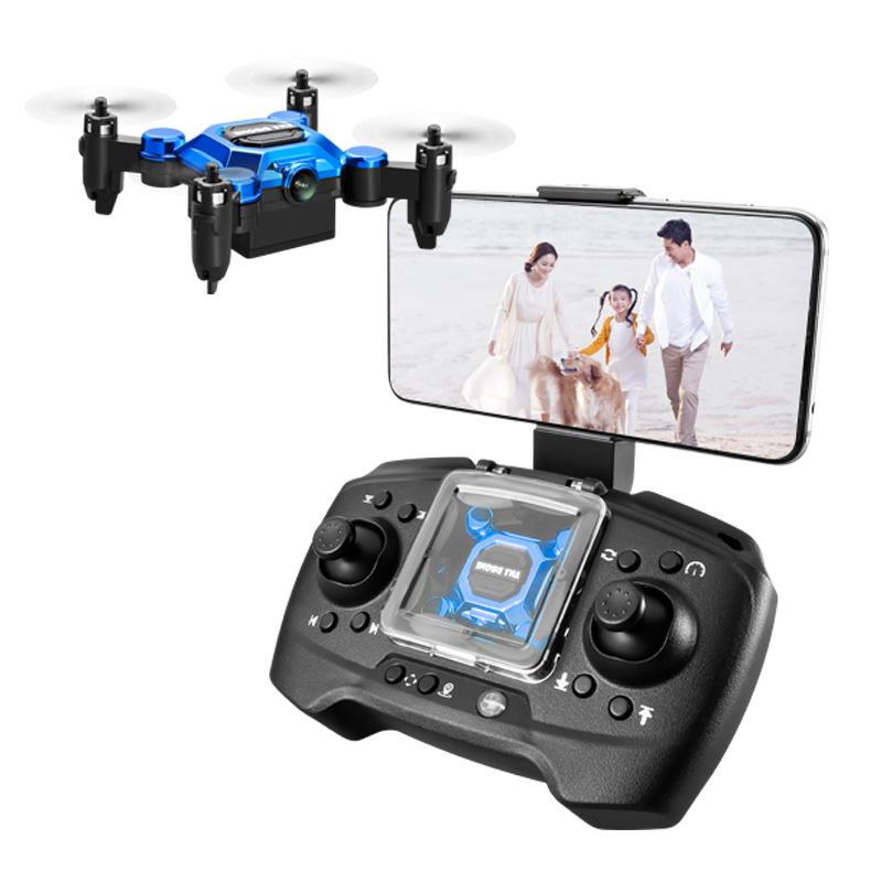 4K Mini Foldable Drone with Remote Control for Kids - Durable Aerial Photography Quadcopter Toy for Primary School Students