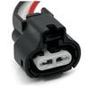 Automotive Electrical Connectors 1 Pc 2 Pin 90980-11163 7283-1224-10 Car Reversing Lights Sen/*SOR Plug Wiring Harness for Japanese IAT MAT 2.2mm