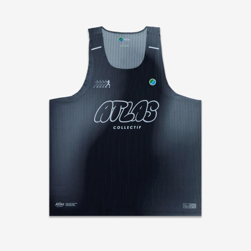 Atlas Collectif Atlas Collectif Aeria Ультра Мужская гоночная майка_Bk Black/Xl