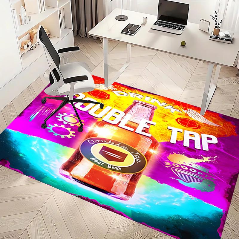 Call of Duty COD Perk A Cola Print Area Rug - Soft,Washable Non-Slip Indoor Mat,Living Room,Home Office Decorative Rug
