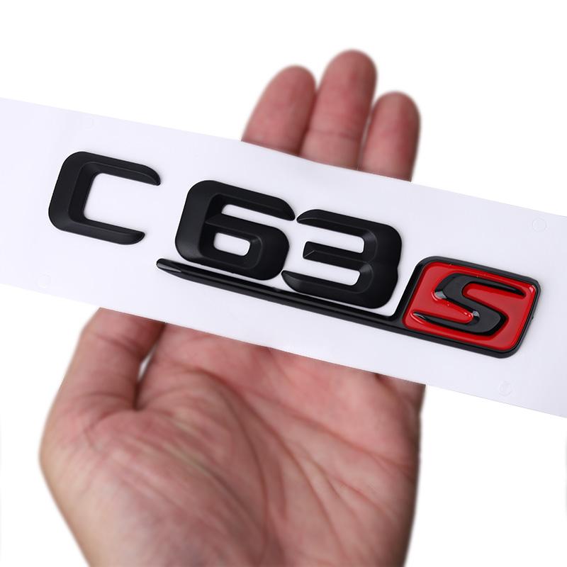 Tuning auta Pro Mercedes Benz AMG C Třída W204 W205 C63 C63S Písmenkové Logo 3D ABS Samolepka Znak na Zadní Kufr Auta Jmenovka Samolepky