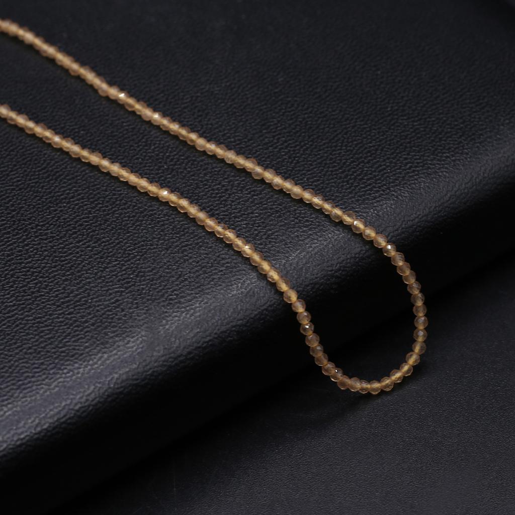 Naturstein facettierte Perlen Opal Isolation Perlen Charms für Schmuckherstellung DIY Halskette Armband Ohrringe Zubehör Größe 3 mm