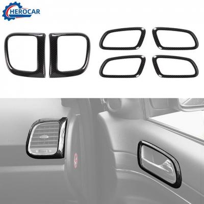 6X AC Air Vent Outlet Door Handle Cover Trim Bezel For Jeep Grand Cherokee 2011+