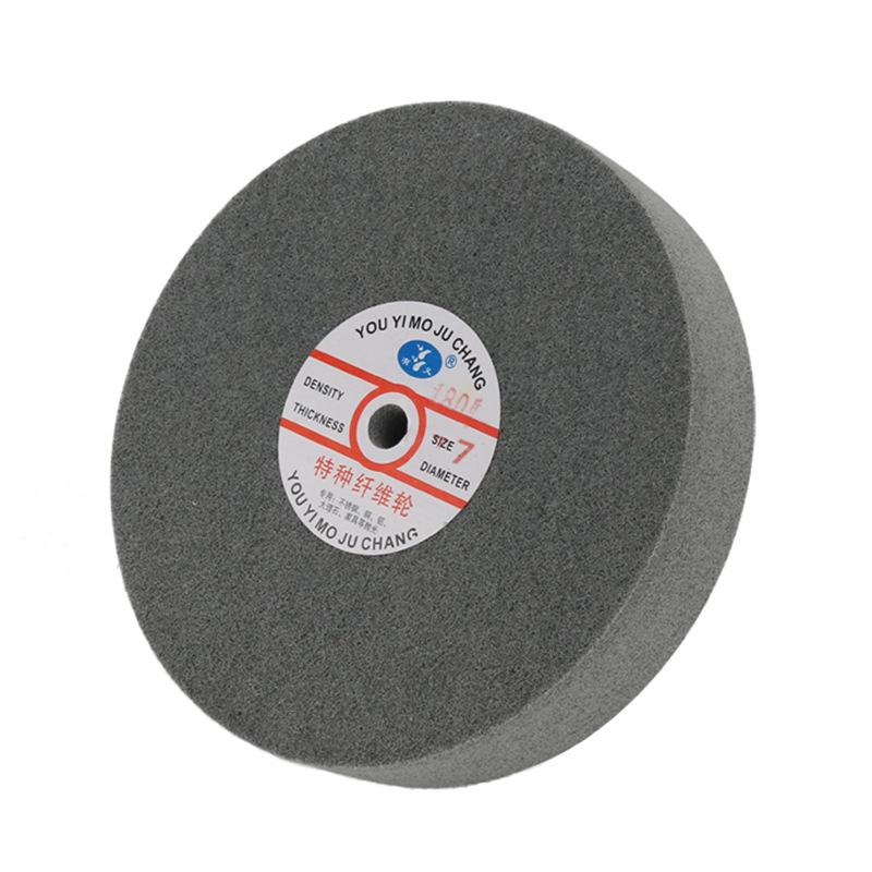 

Nylon Abrasive Fiber Wheel for Metal and Stainless Steel Polishing, Non-Woven, 250x50mm, 7P/9P 5-layer Grit 120