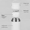 304 Stainless Steel Double-Layer Vacuum Insulated Thermal Flask and Lunch Box, 1050ML