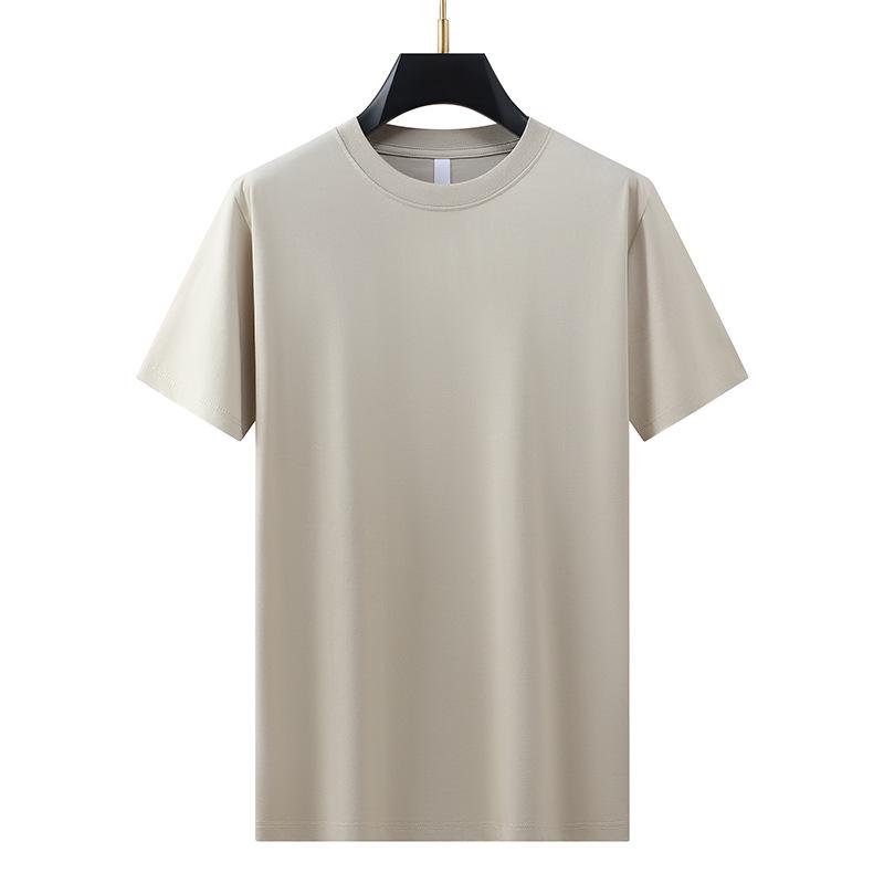 

Мужская футболка с коротким рукавом из высококачественного шелка Mulberry — приятная на ощупь, стильная, свободного кроя, с круглым вырезом 2XL