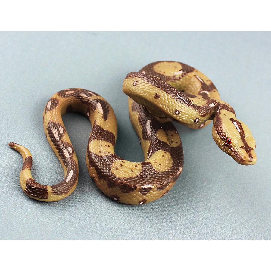 1pc 15x11x5.8cm PVC Decor Prop Realistic Snake for Halloween Party Joke Pranks