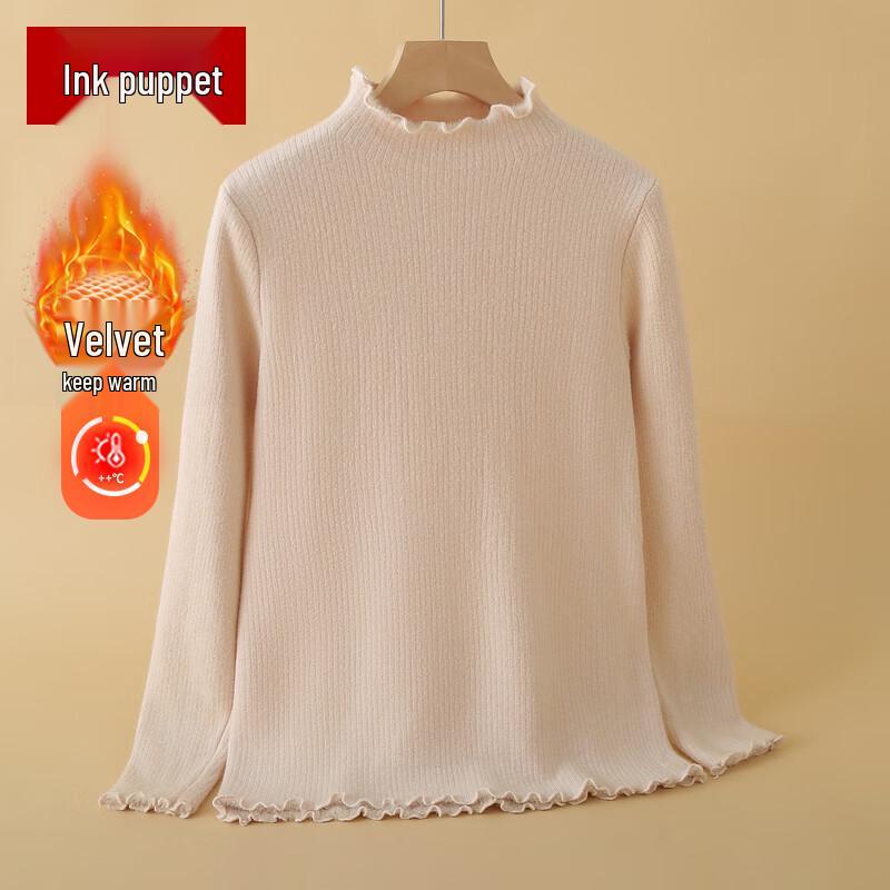 Mo ou Women s Warm Mock Neck Knit Top XL