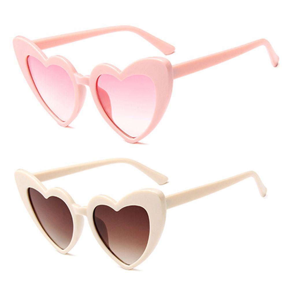 1Pc Retro Love Heart Shaped Sunglasses For Women Fashion Love Heart Sunglasses Uv400 Protection Eyewear Goggle