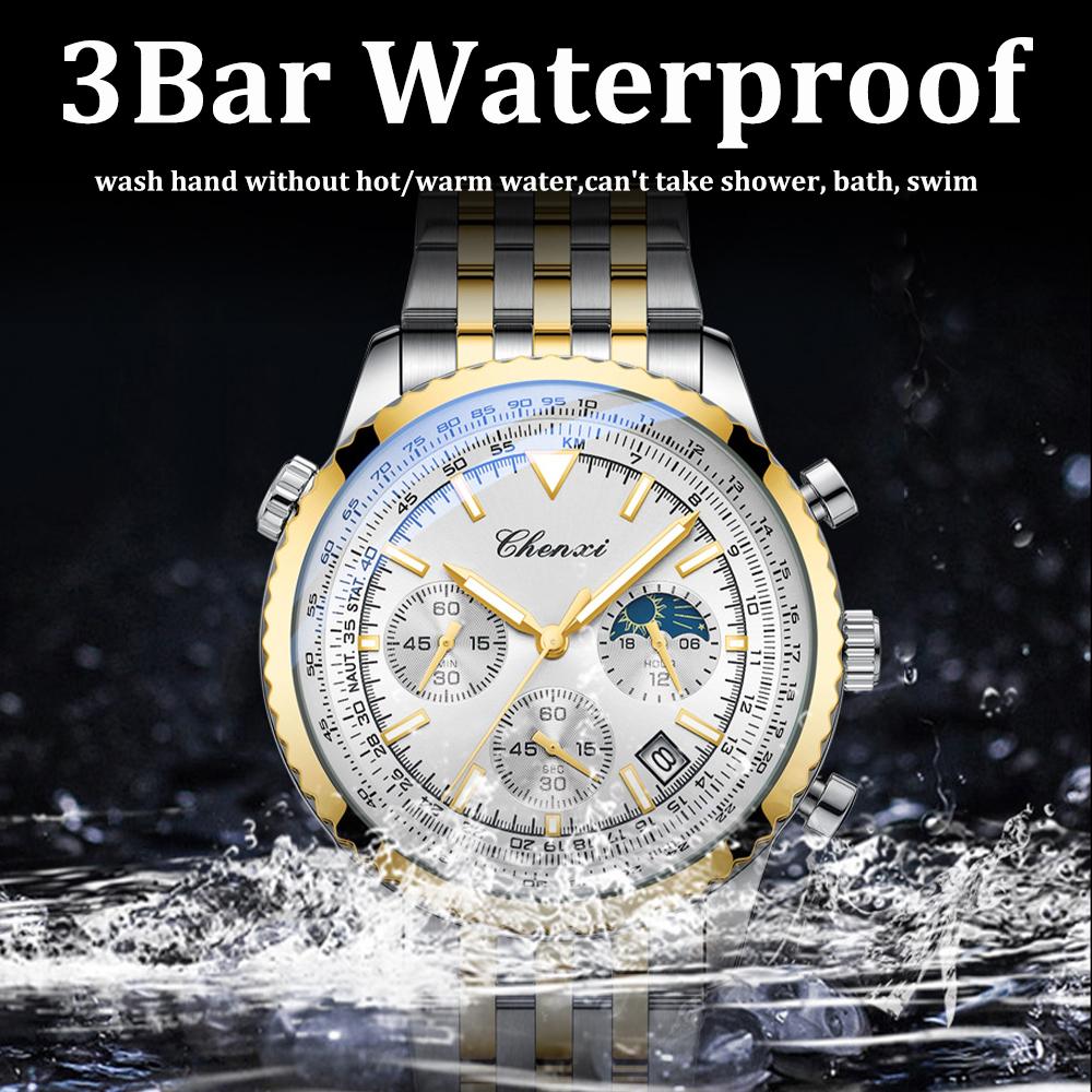 Watch for Men Fashion Waterproof Men Watch Sports Watches Mens Quartz Wristwatch Clock Men's Gift Relogio Masculino+Box