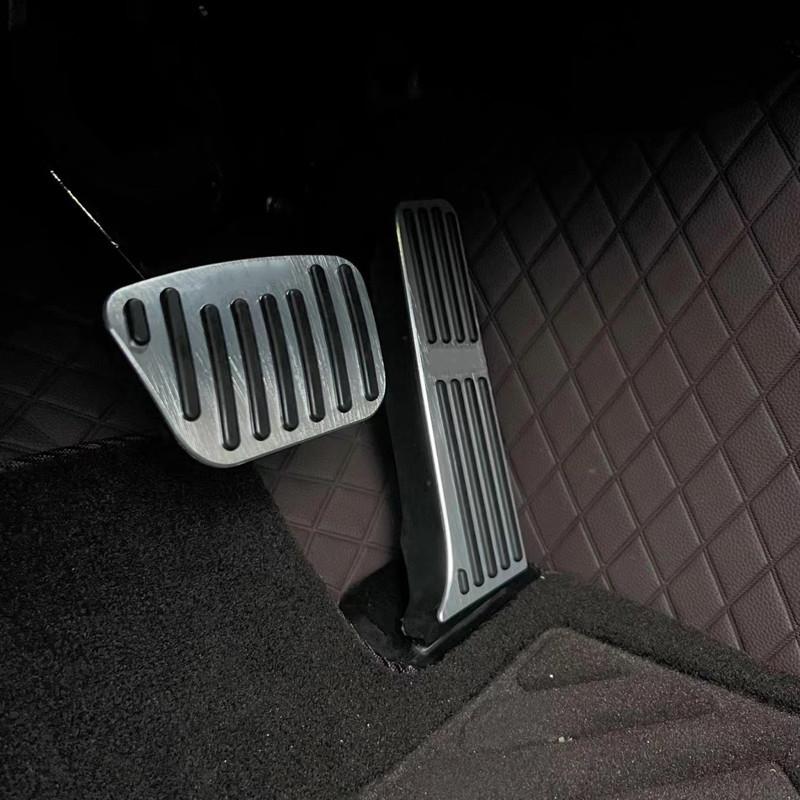 Stainless Steel Car Accelerator Fuel Brake Pedal Foot Rest Pedals Cover Pads For Lexus NX 250 350 450 Accessories 2024