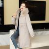 One-piece, Three-wear Jacket for Women with Inner Liner, Mid-length, Over-the-knee Detachable Cotton Jacket, Thickened Cotton Jacket