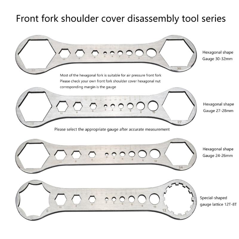 Bicycles Front Fork Repair Tool Fork Caps Wrench Adjusting Caps Tool