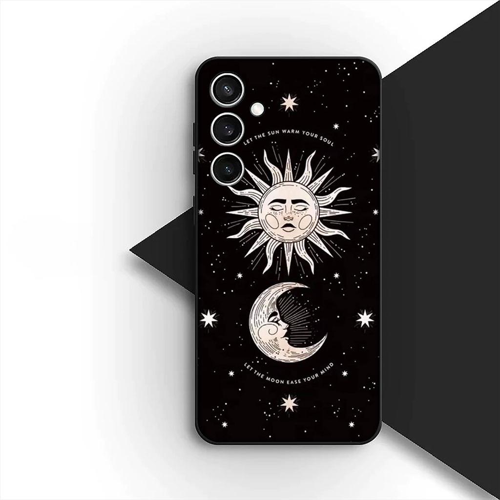 Protective Cover Sun Moon Funny Face Stars for Huawei P30 P20 Mate 20 10 Pro Lite Y7A Y8S Y7 Y9 Prime 2019 Phone Case