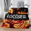 The Hunger Games Print Deka Flanelová deka Domácí cestovní deka deka tenká deka Teplá deka dárek k narozeninám
