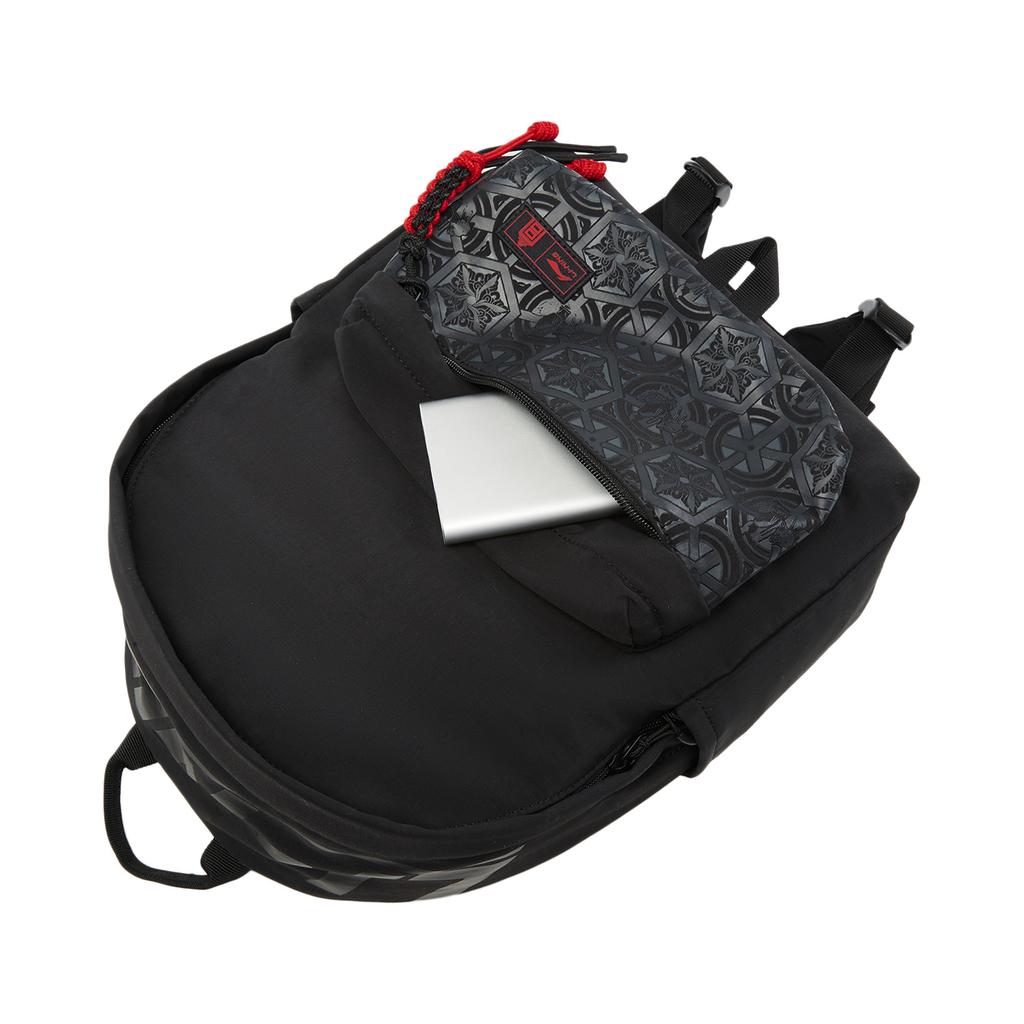 Li Ning × Forbidden City Collaboration Chinese Culture Series Sports Fashion Casual Versatile Brand Logo Nylon Backpack Unisex backpack ABSV273-1
