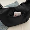 Trendy Korean-Style Nylon Crossbody Dumpling Bag for Women