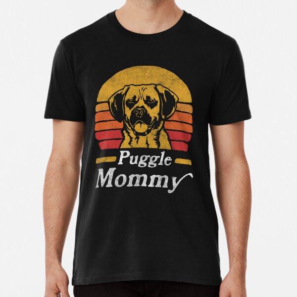 

Retro Vintage Puggle Mommy Premium T-Shirt S to 5XL Made in the AU/USA T-Shirt 4XL