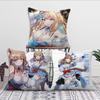 art Derby Uma Comfortable soft Pillow Case Eye for Sofa m-Musume Living Room Pretty Home office Decor Protective Covers Almond