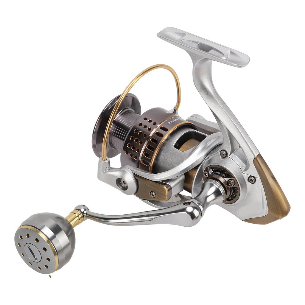 5.1:1 10+1 Kugellager Stationärrolle Wickelschutz Vollmetall Spinnrolle zum Angeln