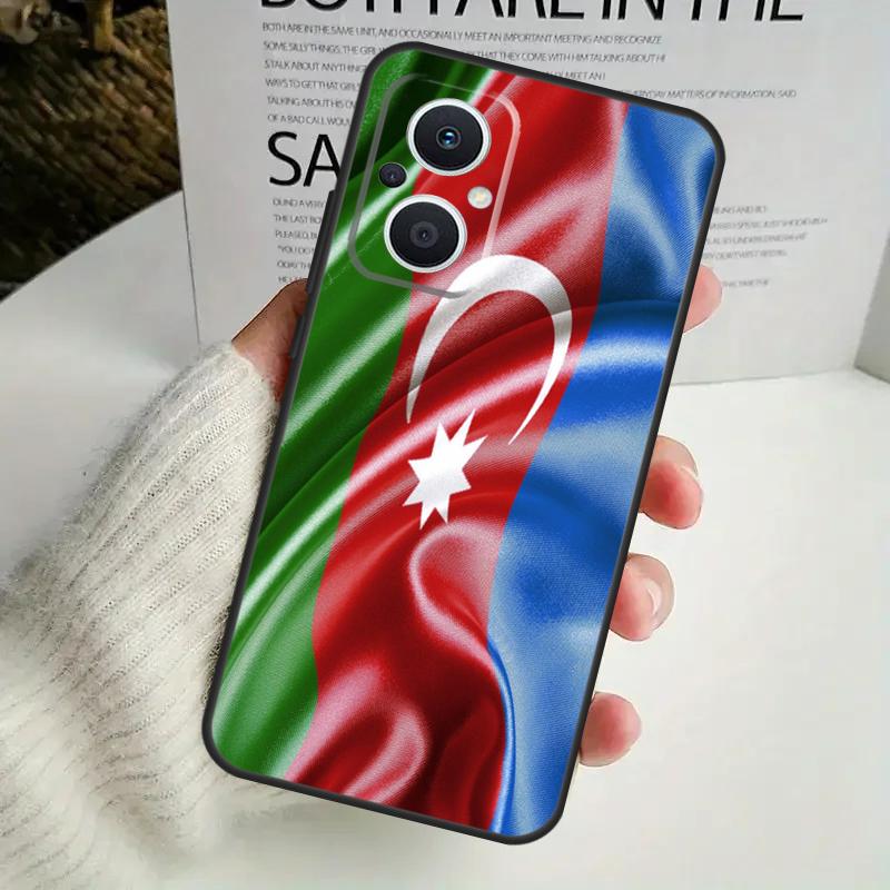 Azerbaijan Flag Phone Case For OPPO Reno 14F 12F 12 11 13 F 10 Pro 8T 7 8 Lite OPPO Find X9 X8 X6 X5 Pro Cover