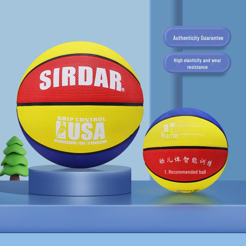Maßgeschneiderter PU-Basketball – Erwachsenengröße 7, Kindergröße 5, für drinnen und draußen, verschleißfest, rutschfest