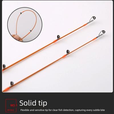 2025 4 Sections Spinning Fishing Rod Spinning UL Power Casting Fishing Rod Carbon Portable Carbon Fiber Fishing Pole Winter