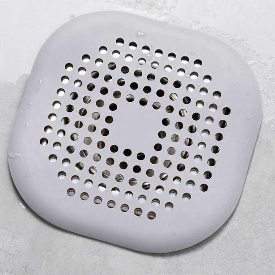 3/5/10Pcs Floor Drain Mat Easy Installation Effective Residue Filter Anti-clog Shower Drain Cover Leak-proof Drain Strainer