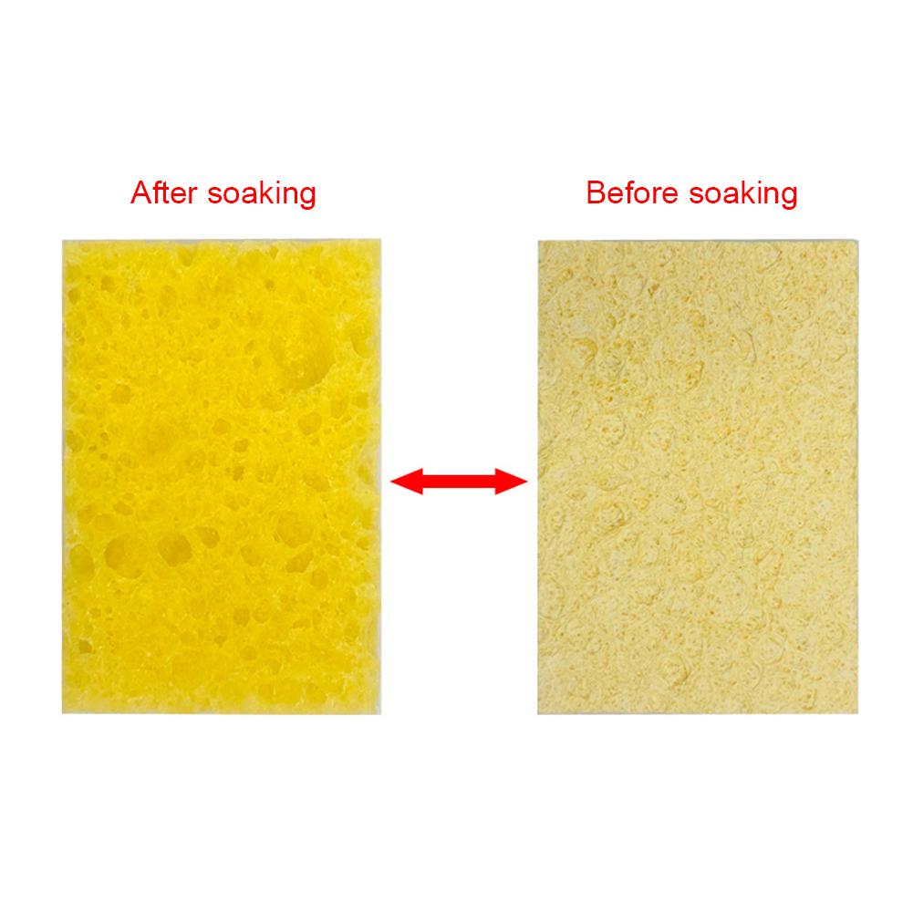10pcs Enduring Soldering Iron Cleaning Sponge Electric Weld Solder Tip Cleaner