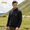 Men's Half-Zip Stand Collar Sport Sweatshirt
