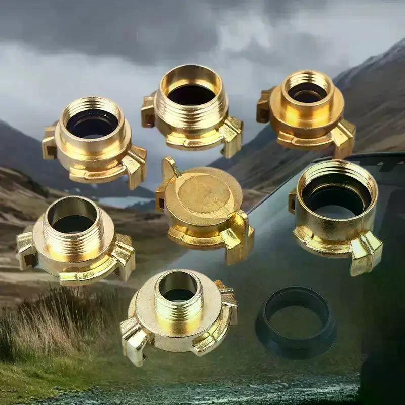 Copper Tap Adapters DN15 DN20 DN25, Rapid Connect Water Couplings, Claw Connection for Garden