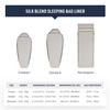 Sea To Summit Silk Blend Sleeping Bag Liner, Mummy, Compact.