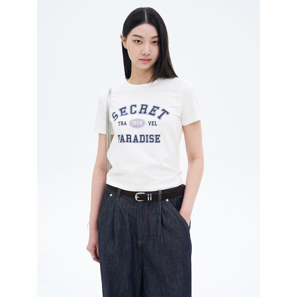8Seconds Floppy Lettering Graphic T-Shirt White White/S