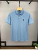Men's High-End Summer Polo Shirt with Embroidered Pony Logo - Short Sleeve, Turn-Down Collar, Business Casual Top