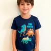 New Style Dinosaur Pattern Summer Children's Short-Sleeve T-Shirt - Small & Medium Round Neck