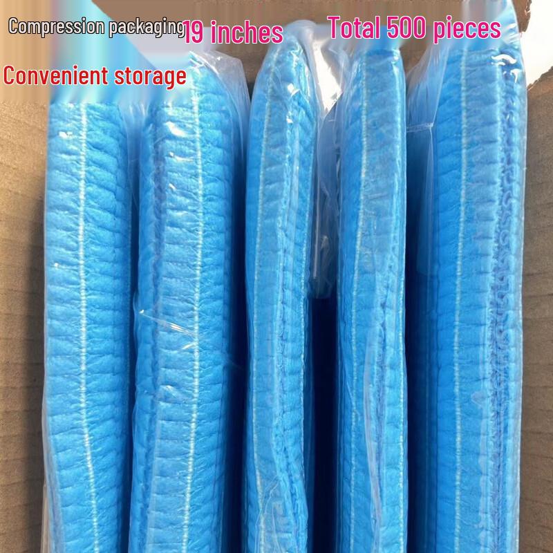 Disposable Non-Woven Hairnet Hats синий