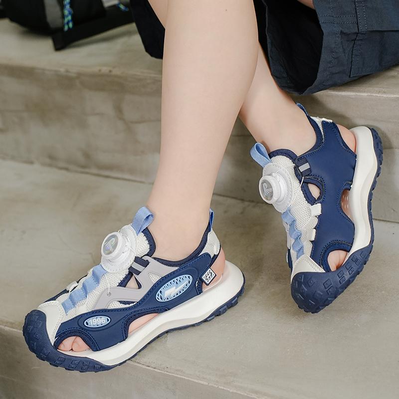 29-39 Children's Summer Anti Slip Wear Resistant Breathable Fashionable Baotou Sandals Beach Shoes