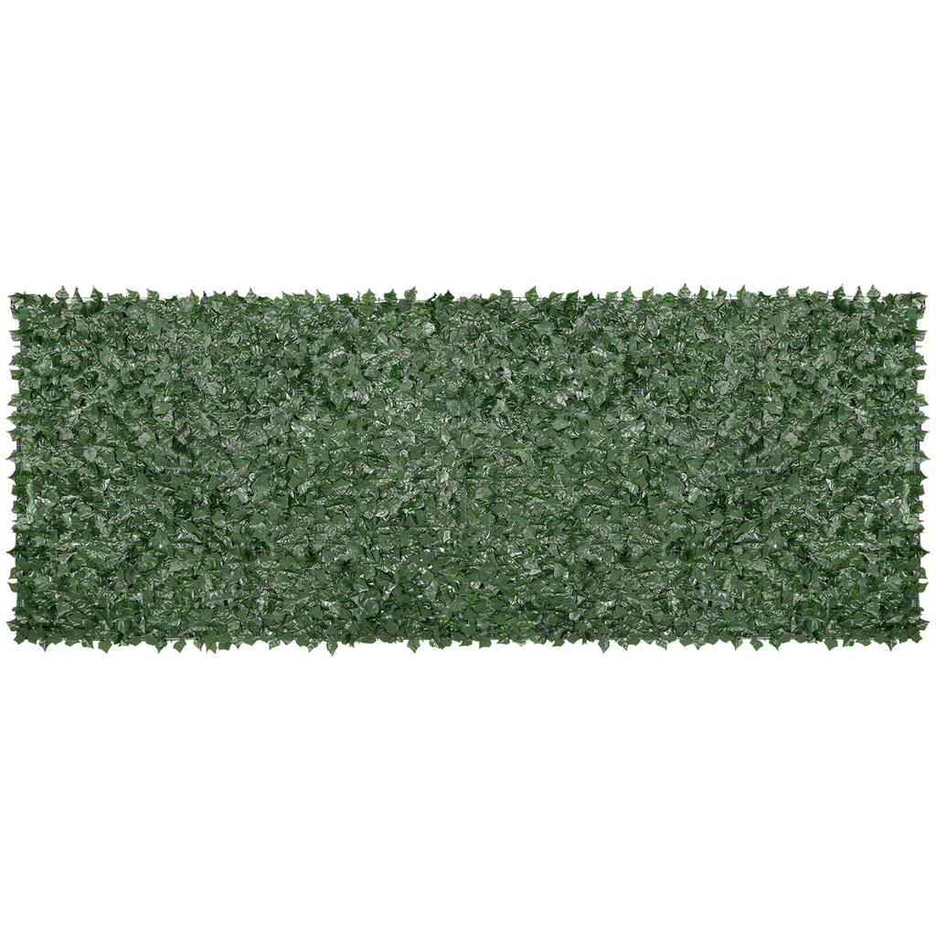 Ivy Privacy Fence, 1.5 x 4m Artificial Green Wall Screen, Greenery Ivy Fence w/ Mesh Cloth Backing and Strengthened Joint, Faux Hedges Vine Leaf